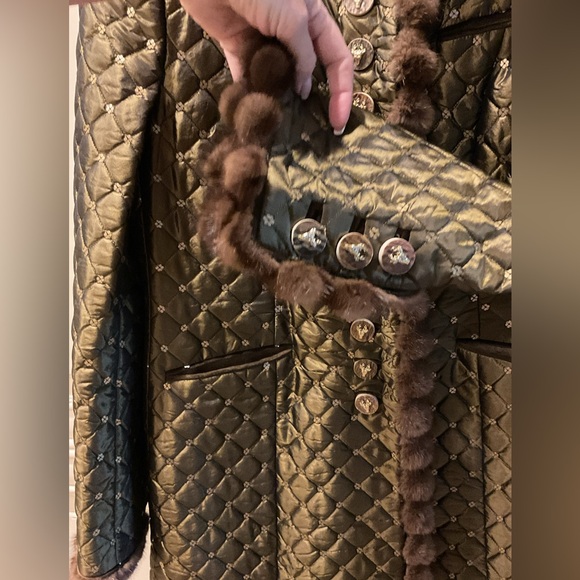 COUTURE GAISBERGER SILK COAT - Picture 4 of 15